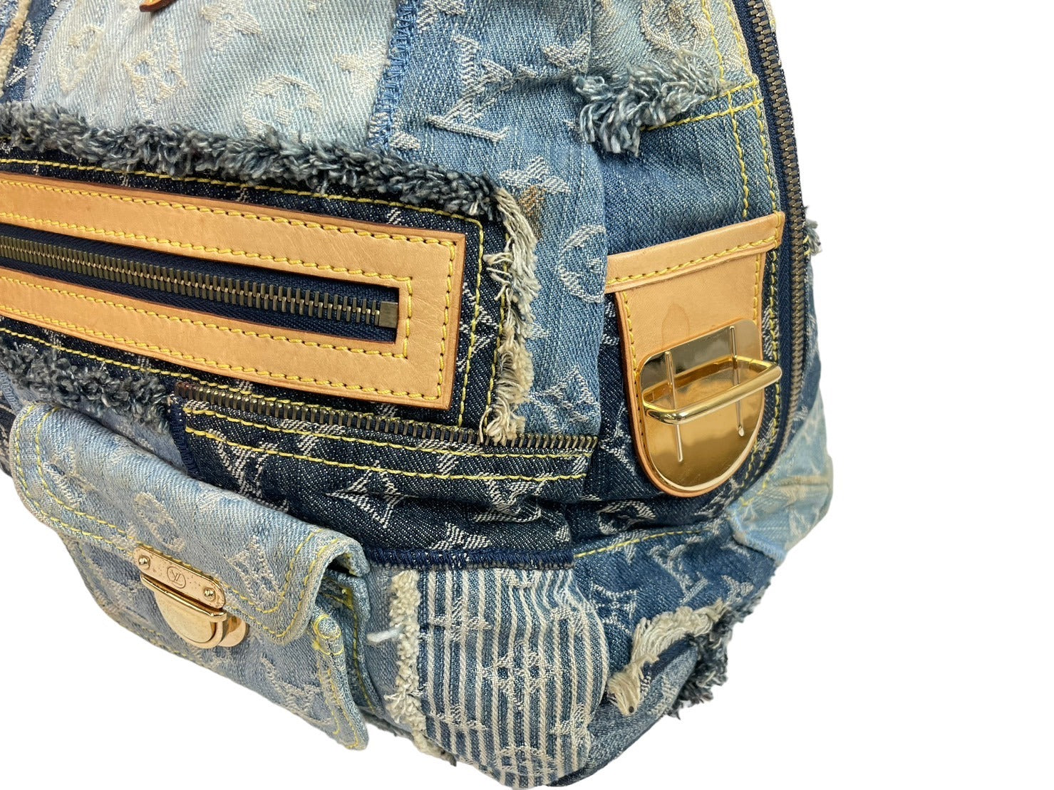 Louis Vuitton トートバッグ LOUISVUITTON ルイヴィトン ボウリィ トートバッグ パッチワーク