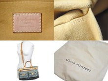 Load image into Gallery viewer, LOUIS VUITTON ルイヴィトン 2WAYショルダーハンドバッグ M95019 ネオスピーディ モノグラムデニム ゴールド金具 美品 中古 55859