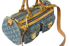 Load image into Gallery viewer, LOUIS VUITTON ルイヴィトン 2WAYショルダーハンドバッグ M95019 ネオスピーディ モノグラムデニム ゴールド金具 美品 中古 55859