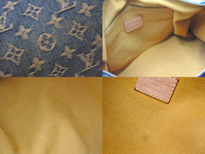 LOUIS VUITTON ルイヴィトン 2WAYショルダーハンドバッグ M95019 ネオスピーディ モノグラムデニム ゴールド金具 美品 中古 55859