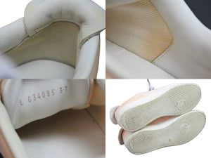 CHANEL シャネル スニーカー ローカット ココマーク G34085 ピンク キャンバス サイズ37 良品 中古 55863