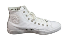 Load image into Gallery viewer, CHROME HEARTS クロムハーツ コンバース スニーカー CHプラスダガーピラミッド オールスター 28.5cm ホワイト シルバー金具 55865 正