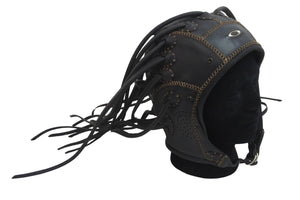 アーカイブ OAKLEY オークリー MEDUSA メデューサ ハット レザー ブラック サイズL ゴーグル欠品 美品 中古 55870