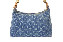 Load image into Gallery viewer, 極美品 LOUIS VUITTON ルイヴィトン モノグラムデニム バギーPM ショルダーバッグ デニムキャンバス ブルー M95049 中古 55872