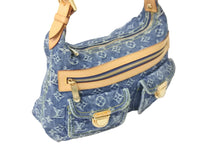 Load image into Gallery viewer, 極美品 LOUIS VUITTON ルイヴィトン モノグラムデニム バギーPM ショルダーバッグ デニムキャンバス ブルー M95049 中古 55872
