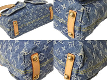 Load image into Gallery viewer, 極美品 LOUIS VUITTON ルイヴィトン モノグラムデニム バギーPM ショルダーバッグ デニムキャンバス ブルー M95049 中古 55872