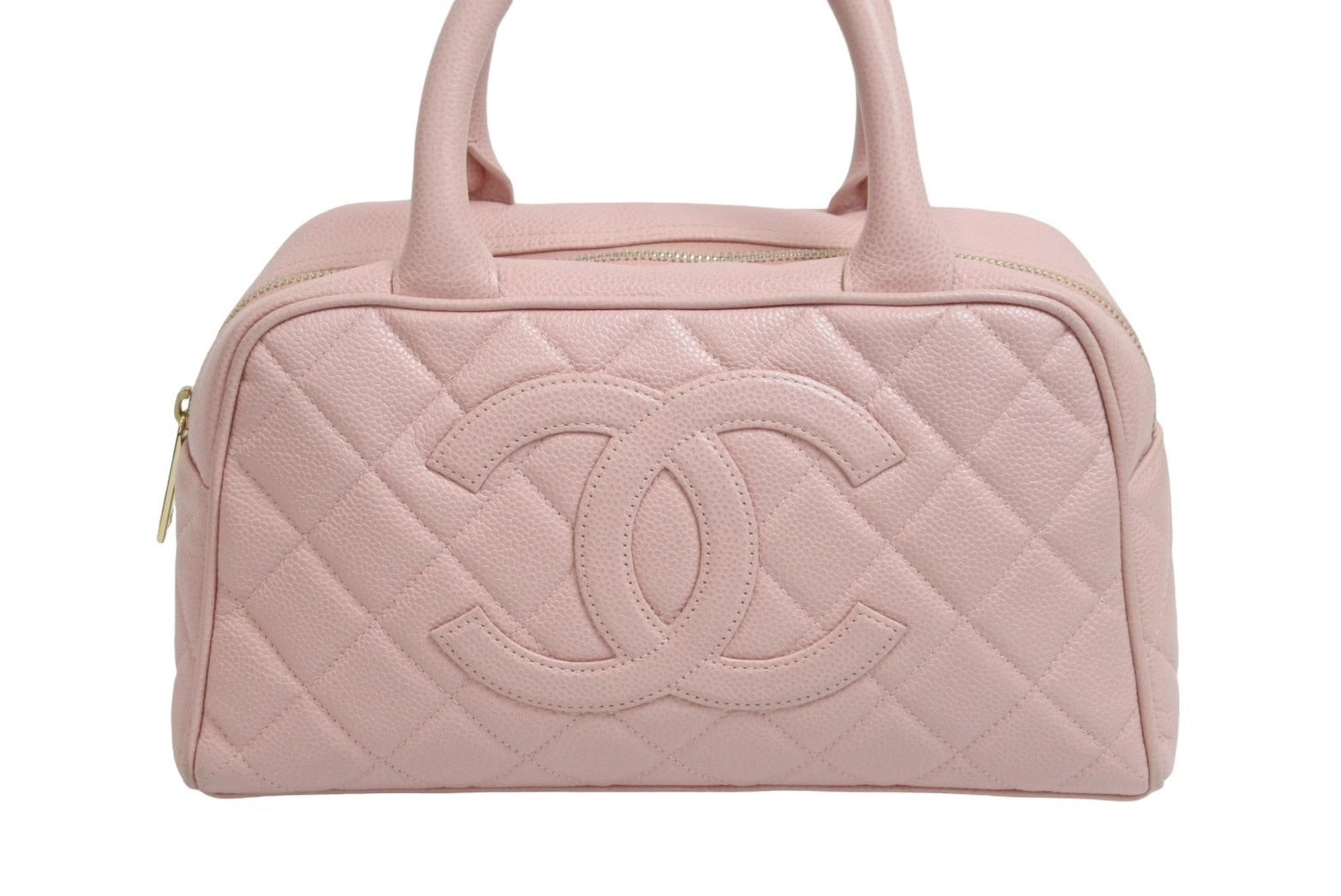 CHANEL シャネル ハンドバッグ ミニボストンバッグ キャビア