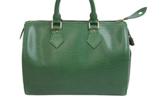 Load image into Gallery viewer, LOUIS VUITTON ルイヴィトン ハンドバッグ M43014 スピーディ25 エピレザー ボルネオグリーン ゴールド金具 良品 中古 55883