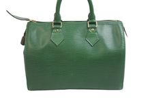 Load image into Gallery viewer, LOUIS VUITTON ルイヴィトン ハンドバッグ M43014 スピーディ25 エピレザー ボルネオグリーン ゴールド金具 良品 中古 55883