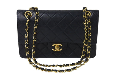 CHANEL シャネル マトラッセ Wフラップ チェーン ショルダーバッグ 0番台 ラムスキン ヴィンテージ ゴールド金具 良品 中古 55890