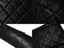 Load image into Gallery viewer, CHANEL シャネル マトラッセ Wフラップ チェーン ショルダーバッグ 0番台 ラムスキン ヴィンテージ ゴールド金具 良品 中古 55890