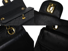 Load image into Gallery viewer, CHANEL シャネル マトラッセ Wフラップ チェーン ショルダーバッグ 0番台 ラムスキン ヴィンテージ ゴールド金具 良品 中古 55890