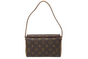 極美品 LOUIS VUITTON ルイヴィトン モノグラム レシタル ワンショルダーバッグ M51900 中古 55892