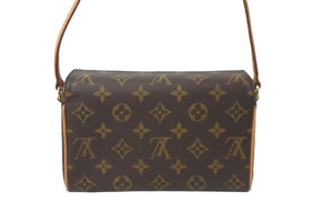 極美品 LOUIS VUITTON ルイヴィトン モノグラム レシタル ワンショルダーバッグ M51900 中古 55892