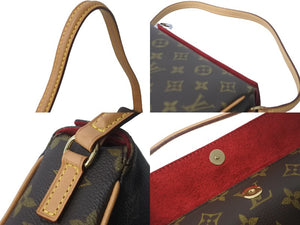 極美品 LOUIS VUITTON ルイヴィトン モノグラム レシタル ワンショルダーバッグ M51900 中古 55892