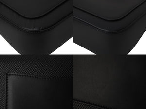PRADA プラダショルダーバッグ トライアングルロゴ 1BD249 カーフ ブラック NERO シルバー金具 美品 中古 55893 