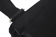 Load image into Gallery viewer, PRADA プラダ ショルダーバッグ スクエア トライアングルロゴ ナイロン ブラック シルバー金具 美品 中古 55894