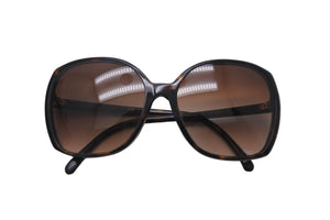 CHANEL シャネル ココマーク ブラウン サングラス メガネ 5204A サイズ60□17-135 イタリア製 美品 中古 55912