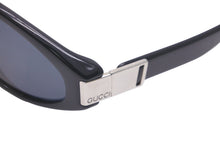 Load image into Gallery viewer, GUCCI グッチ サングラス ブラック ブルー アイウェア 小物 ロゴ シルバー金具 55□20 GG2411 ブラック 美品 中古 55914