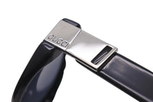Load image into Gallery viewer, GUCCI グッチ サングラス ブラック ブルー アイウェア 小物 ロゴ シルバー金具 55□20 GG2411 ブラック 美品 中古 55914