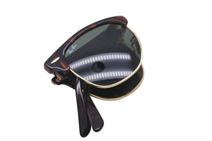 極美品 Ray-Ban レイバン サングラス 0RB2176 990 51 ブラウン ゴールド 中古 55916