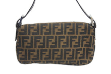 画像をギャラリービューアに読み込む, FENDI フェンディ ズッカ柄 マンマバケット ショルダーバッグ ワンショルダー ブラウン アクセサリーポーチ 美品 中古 55927 