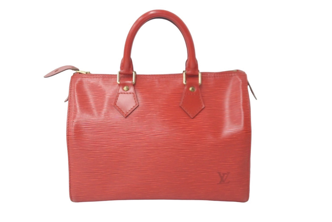 LOUIS VUITTON ルイヴィトン ハンドバッグ スピーディ 30 エピ M43007 カスティリアンレッド ゴールド金具 美品 中古 55950
