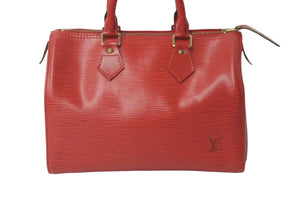 LOUIS VUITTON ルイヴィトン ハンドバッグ スピーディ 30 エピ M43007 カスティリアンレッド ゴールド金具 美品 中古 55950