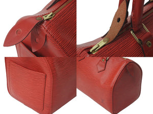 LOUIS VUITTON ルイヴィトン ハンドバッグ スピーディ 30 エピ M43007 カスティリアンレッド ゴールド金具 美品 中古 55950
