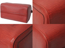 Load image into Gallery viewer, LOUIS VUITTON ルイヴィトン ハンドバッグ スピーディ 30 エピ M43007 カスティリアンレッド ゴールド金具 美品 中古 55950