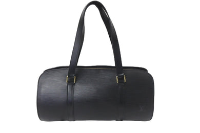 極美品 LOUIS VUITTON ルイヴィトン ハンドバッグ M52862 スフロ ノワール ゴールド金具 中古 55951