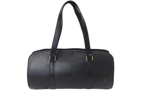 極美品 LOUIS VUITTON ルイヴィトン ハンドバッグ M52862 スフロ ノワール ゴールド金具 中古 55951