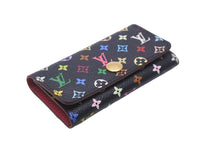 Load image into Gallery viewer, LOUIS VUITTON ルイヴィトン キーケース M93732 ミュルティクレ4連 モノグラムキャンバス ブラック ピンク 良品 中古 55957