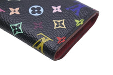 Load image into Gallery viewer, LOUIS VUITTON ルイヴィトン キーケース M93732 ミュルティクレ4連 モノグラムキャンバス ブラック ピンク 良品 中古 55957