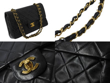 Load image into Gallery viewer, CHANEL シャネル マトラッセ Wフラップ チェーン ショルダーバッグ 2番台 ゴールド金具 ココマーク ロゴ 中古 55964