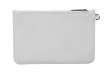 Load image into Gallery viewer, CHANEL シャネル ポーチ コインケース ココマーク 9番台 シリアルシール レザー ホワイト ピンク シルバー金具 美品 中古 55972