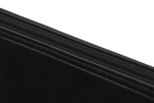 Load image into Gallery viewer, LOEWE ロエベ ポーチ 化粧ポーチ バニティ ロゴ入り 箱付き 100409 ブラック シルバー金具 美品 中古 55982