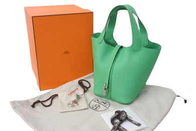 新品未使用 HERMES エルメス ピコタンロック カーゴ PM ハンドバッグ トリヨンクレマンス 中古 U刻印 55991
