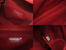 Load image into Gallery viewer, 新品同様 CHANEL シャネル チェーンショルダーバッグ ココマーク キャビアスキン ステッチ 21番台 2015年 レッド 中古 55992