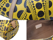 Load image into Gallery viewer, 極美品 LOUIS VUITTON ルイヴィトン×草間彌生 ショルダーバッグ パピヨン モノグラム パンプキンドット イエロー M40688 中古 55997