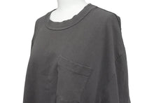 Load image into Gallery viewer, Sacai サカイ 半袖Ｔシャツ異素材 ドッキング ドローコード サイズ 3 グレー ネイビー 22-02872M 美品 中古 56010