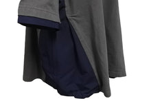 Load image into Gallery viewer, Sacai サカイ 半袖Ｔシャツ異素材 ドッキング ドローコード サイズ 3 グレー ネイビー 22-02872M 美品 中古 56010