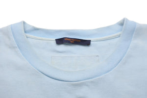 LOUIS VUITTON ルイヴィトン インサイドアウト 半袖Ｔシャツ トップス ブルー RM211 NPL HKY83W サイズXXXL 良品 中古 56012