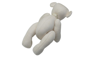 GUCCI グッチ GGキャンバス ぬいぐるみ 人形 テディーベア クマ ホワイト 白 7077722 美品 中古 56019