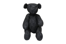 Load image into Gallery viewer, GUCCI グッチ GGキャンバス ぬいぐるみ 人形 テディーベア クマ ブラック 黒 7077722 美品 中古 56020
