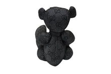 Load image into Gallery viewer, GUCCI グッチ GGキャンバス ぬいぐるみ 人形 テディーベア クマ ブラック 黒 7077722 美品 中古 56020