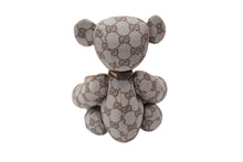 Load image into Gallery viewer, GUCCI グッチ GGキャンバス ぬいぐるみ 人形 テディーベア クマ ベージュ ピンク 7077722 美品 中古 56022