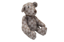Load image into Gallery viewer, GUCCI グッチ GGキャンバス ぬいぐるみ 人形 テディーベア クマ ベージュ ピンク 7077722 美品 中古 56022