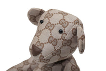Load image into Gallery viewer, GUCCI グッチ GGキャンバス ぬいぐるみ 人形 テディーベア クマ ベージュ ピンク 7077722 美品 中古 56022