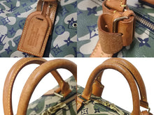 Load image into Gallery viewer, LOUIS VUITTON ルイヴィトン ボストンバッグ キーポルバンドリエール55 カモフラージュ村上隆 M95774 ゴールド金具 良品 中古 56059